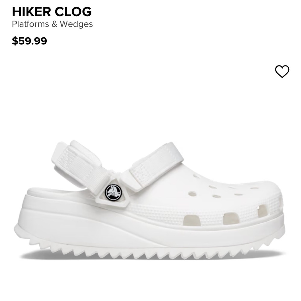 Crocs hiker clogs